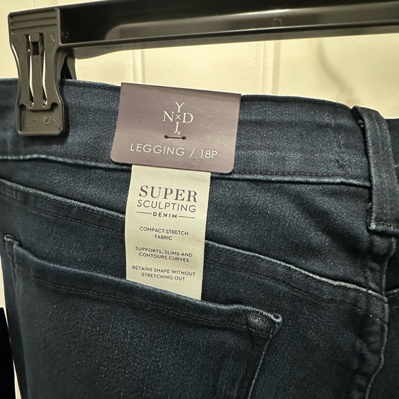 NWT NYDJ Blue Denim Jeans jeggings size 18 p - Picture 9 of 9